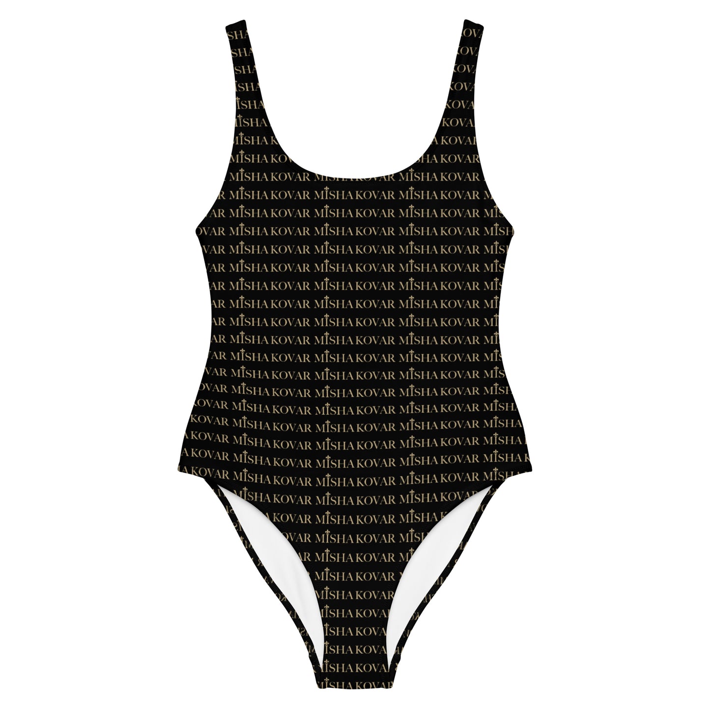Misha Kovar "Glamourus" Einteiliger Badeanzug (schwarz)