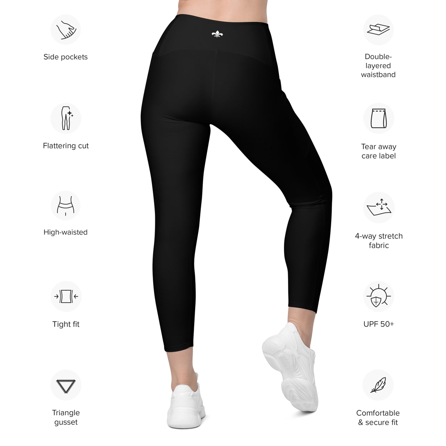 "Misha Kovar Sport" Leggings mit Taschen Damen