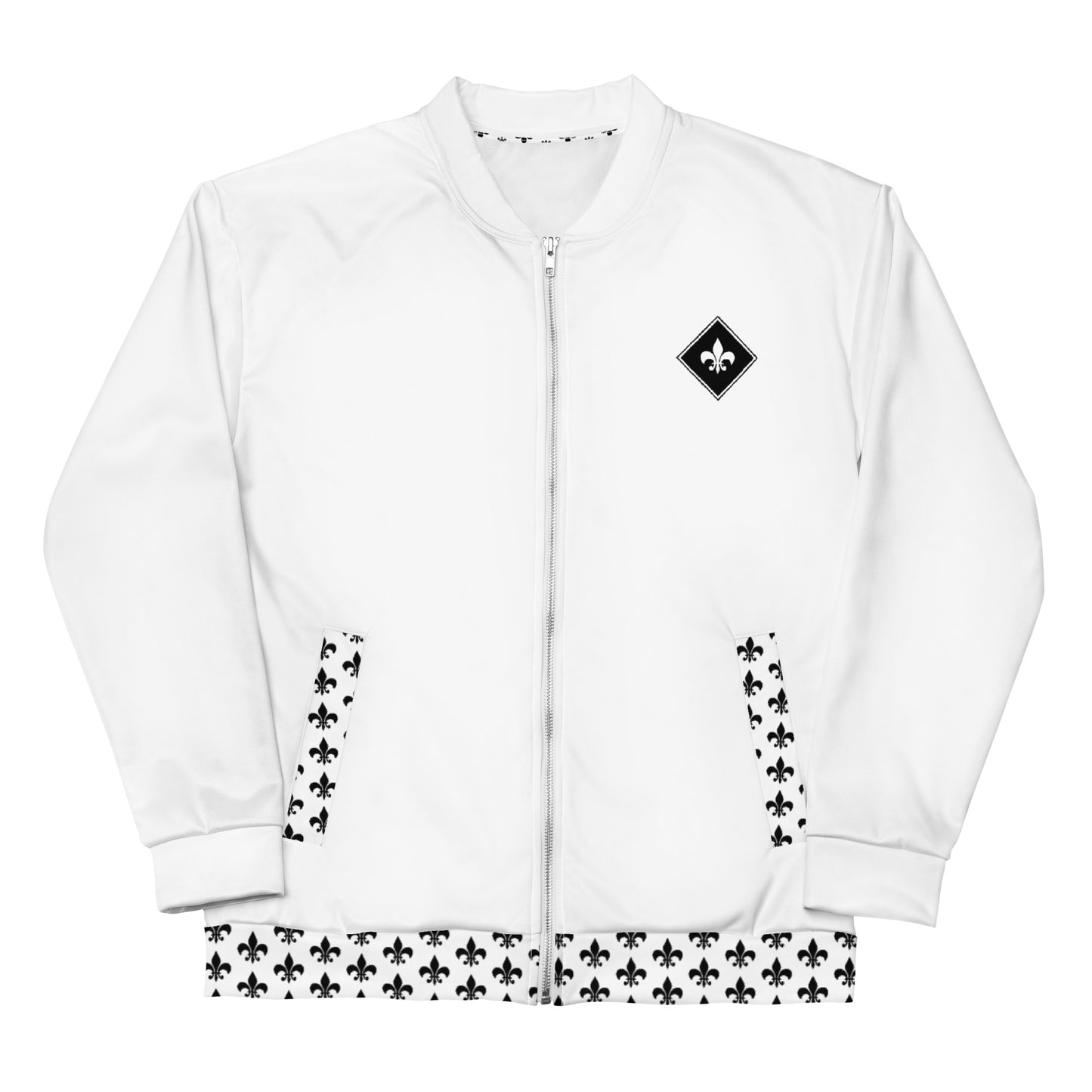 Black & White Unisex Bomberjacke