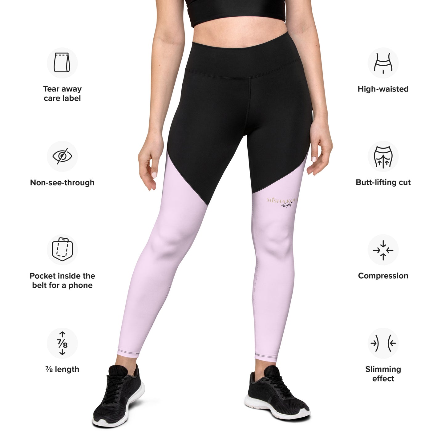 "Misha Kovar Sport" Leggings Damen