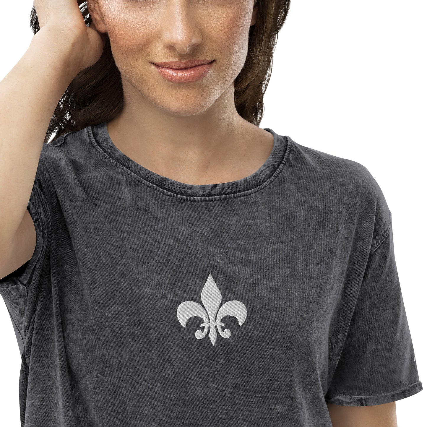 "Black & White Edition" Denim-T-Shirt