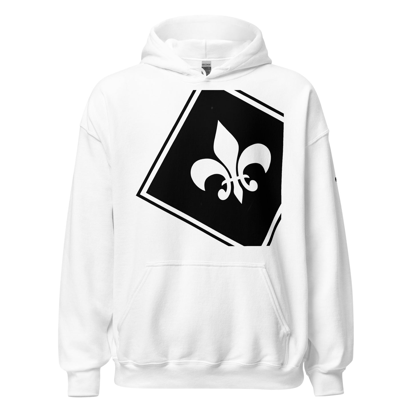 Black & White Unisex-Kapuzenpullover